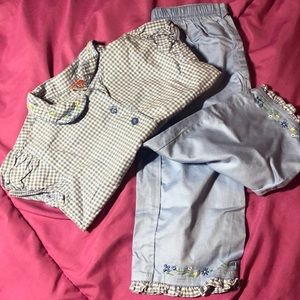 3T vintage McKids blouse set
